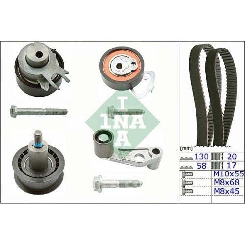 Zahnriemensatz INA 530 0360 10 f&uuml;r SEAT VW