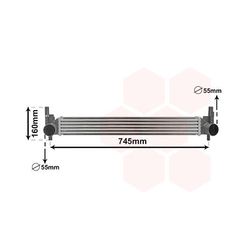 Ladeluftk&uuml;hler VAN WEZEL 49004039 f&uuml;r SEAT, f&uuml;r Fahrzeuge mit/ohne Klimaanlage