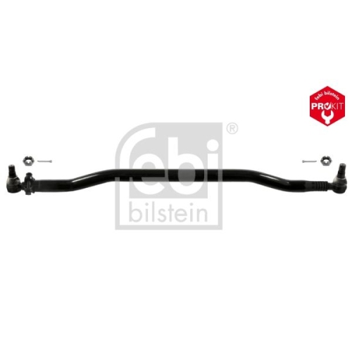 Febi Bilstein 45362 Lenkstange mit Kronenmuttern und Splinten, vom Lenkgetriebe zum 1. Lenkzwischenhebel , 1 St&uuml;ck