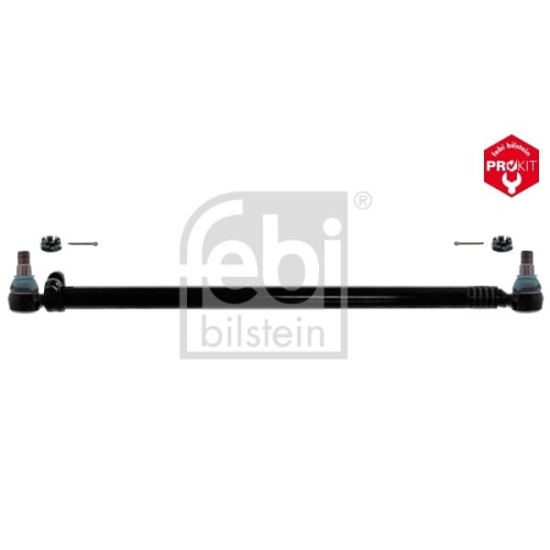 Febi Bilstein 45363 Lenkstange mit Kronenmuttern und Splinten, vom Lenkgetriebe zum 1. Lenkzwischenhebel , 1 St&uuml;ck
