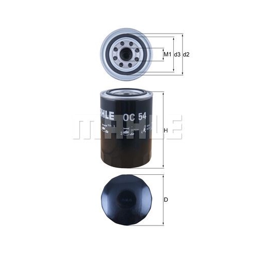 &Ouml;lfilter KNECHT OC 54 f&uuml;r BMW GMC PORSCHE