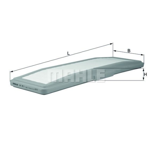 Luftfilter KNECHT LX 311 f&uuml;r PORSCHE