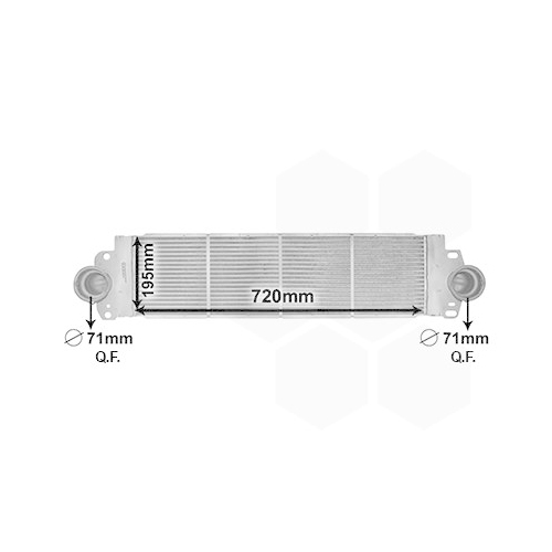 Ladeluftk&uuml;hler VAN WEZEL 58004233 f&uuml;r VW