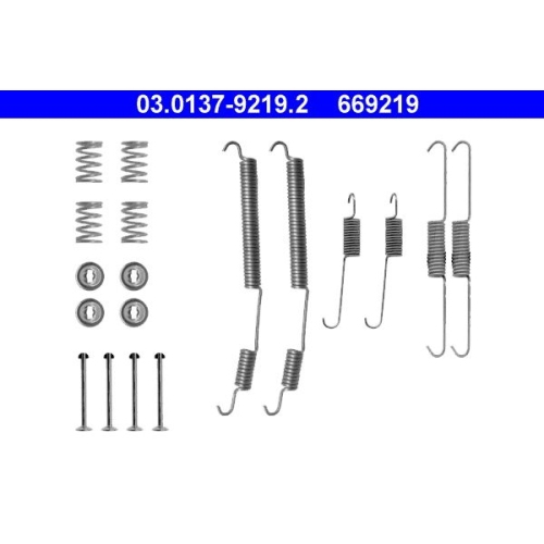 Zubeh&ouml;rsatz, Bremsbacken ATE 03.0137-9219.2 f&uuml;r CITRO&Euml;N FIAT PEUGEOT
