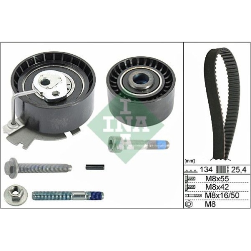 Zahnriemensatz INA 530 0379 10 f&uuml;r CITRO&Euml;N PEUGEOT CITRO&Euml;N (DF-PSA)