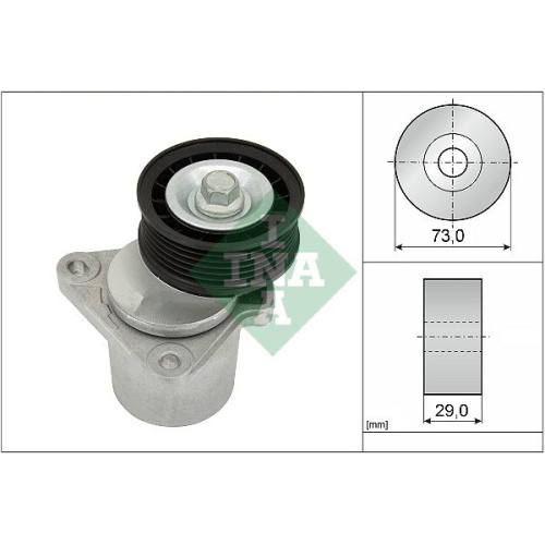 Spannarm, Keilrippenriemen INA 534 0128 20 f&uuml;r FORD VOLVO FORD (CHANGAN)