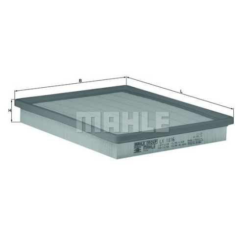 Luftfilter KNECHT LX 1816 f&uuml;r SAAB