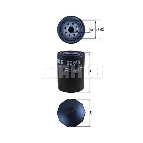 &Ouml;lfilter KNECHT OC 613 f&uuml;r CITRO&Euml;N FIAT MITSUBISHI PEUGEOT