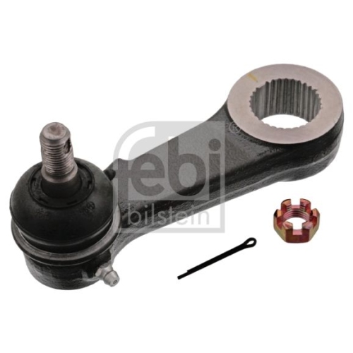 Febi Bilstein 41978 Lenkstockhebel mit Kronenmutter und Splint , 1 St&uuml;ck