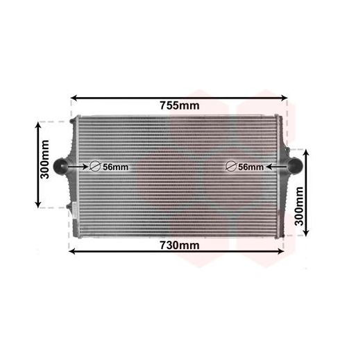 Ladeluftk&uuml;hler VAN WEZEL 59004136 f&uuml;r VOLVO