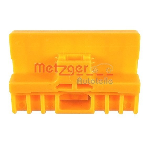 Gleitbacke, Fensterheber METZGER 2160151 f&uuml;r VAG, vorne links, vorne rechts