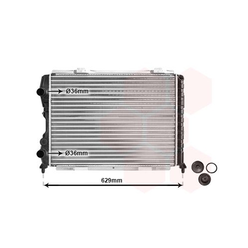 K&uuml;hler, Motork&uuml;hlung VAN WEZEL 01002056 *** IR PLUS *** f&uuml;r ALFA ROMEO