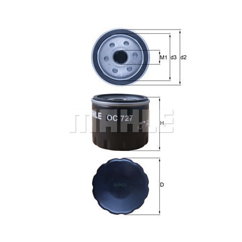 &Ouml;lfilter KNECHT OC 727 f&uuml;r NISSAN OPEL RENAULT SUZUKI VAUXHALL SMART