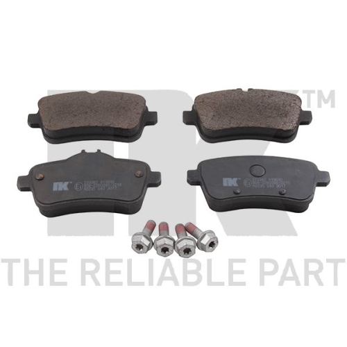 Bremsbelagsatz, Scheibenbremse NK 223382 f&uuml;r MERCEDES-BENZ, Hinterachse