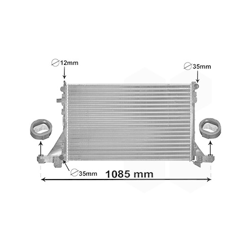 K&uuml;hler, Motork&uuml;hlung VAN WEZEL 43002560 *** IR PLUS *** f&uuml;r NISSAN OPEL RENAULT