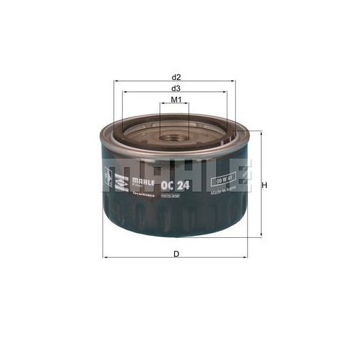 &Ouml;lfilter KNECHT OC 24 f&uuml;r RENAULT