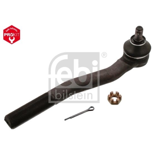 Febi Bilstein 41090 Spurstangenendst&uuml;ck mit Kronenmutter und Splint , 1 St&uuml;ck