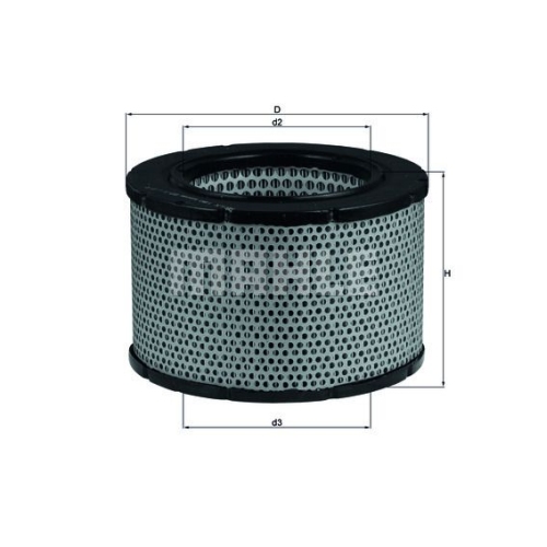 Luftfilter KNECHT LX 190 f&uuml;r FORD GMC MERCEDES-BENZ
