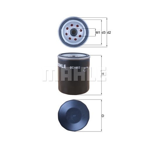 &Ouml;lfilter KNECHT OC 1053 f&uuml;r VAG