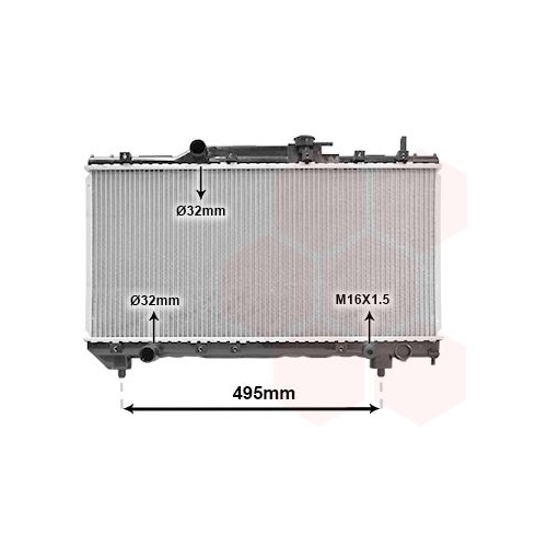 K&uuml;hler, Motork&uuml;hlung VAN WEZEL 53002141 f&uuml;r TOYOTA