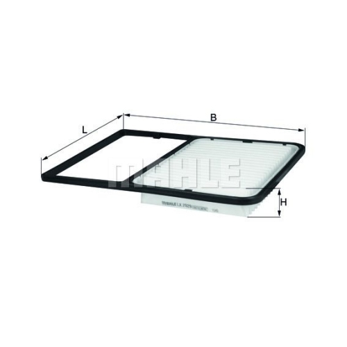 Luftfilter KNECHT LX 2029 f&uuml;r DAIHATSU