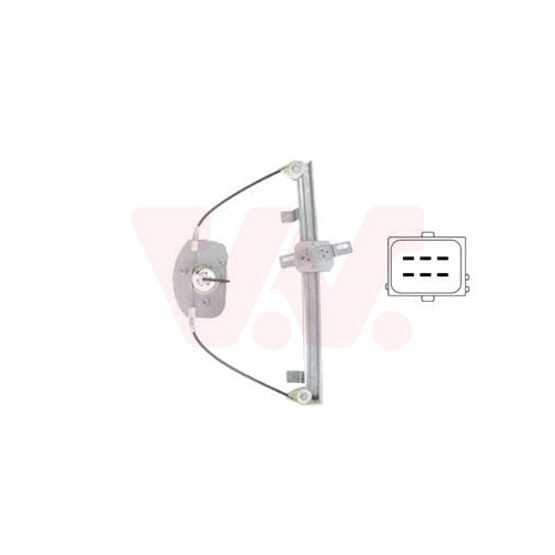 Fensterheber VAN WEZEL 3750268 f&uuml;r OPEL, vorne rechts