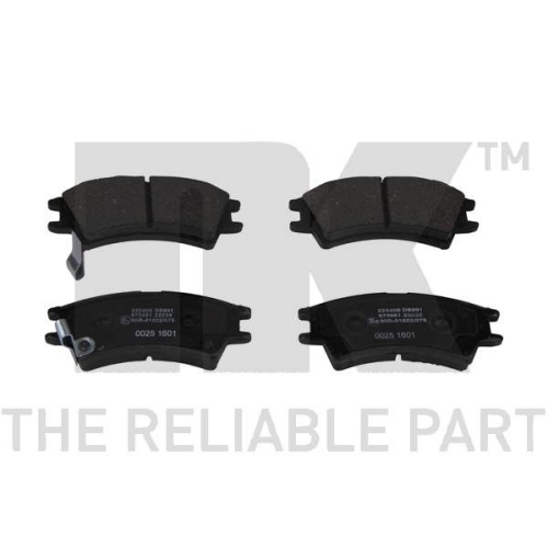 Bremsbelagsatz, Scheibenbremse NK 223408 f&uuml;r HYUNDAI, Vorderachse