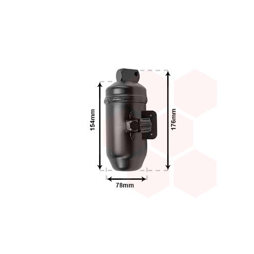 Trockner, Klimaanlage VAN WEZEL 3700D292 f&uuml;r OPEL
