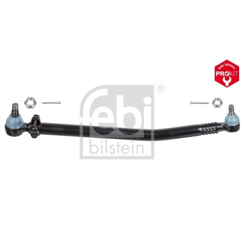 Febi Bilstein 14633 Lenkstange mit Kronenmuttern und Splinten, vom Lenkgetriebe zum Lenkzwischenhebel 2. Achse , 1 St&uuml;ck