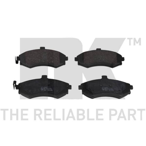 Bremsbelagsatz, Scheibenbremse NK 223413 f&uuml;r HYUNDAI KIA, Vorderachse