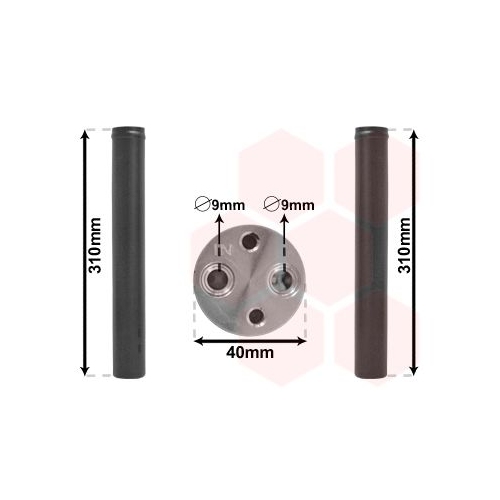 Trockner, Klimaanlage VAN WEZEL 5800D073 f&uuml;r VW
