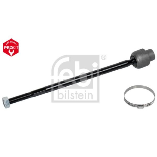 Febi Bilstein 19545 Axialgelenk mit Kontermutter, Sicherungsmutter und Klemmschellen , 1 St&uuml;ck