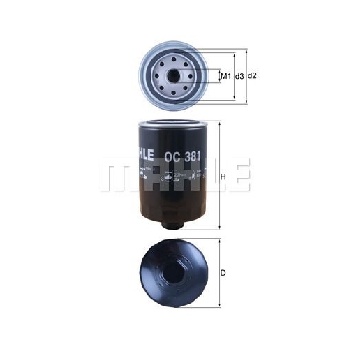 &Ouml;lfilter KNECHT OC 381 f&uuml;r FENDT