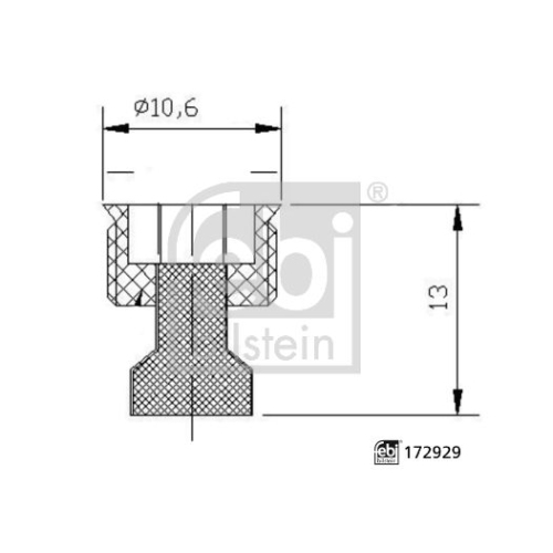Febi Bilstein 172929 Harnstofffilter mit Dichtring, 1 St&uuml;ck