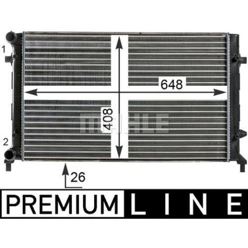K&uuml;hler, Motork&uuml;hlung MAHLE CR 30 000P PREMIUM LINE f&uuml;r AUDI VAG