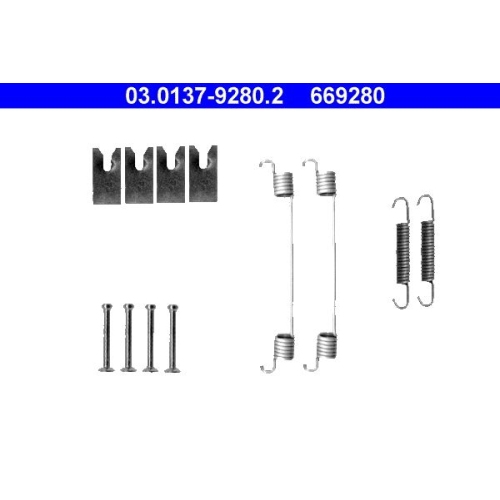 Zubeh&ouml;rsatz, Bremsbacken ATE 03.0137-9280.2 f&uuml;r DAIHATSU NISSAN RENAULT TOYOTA