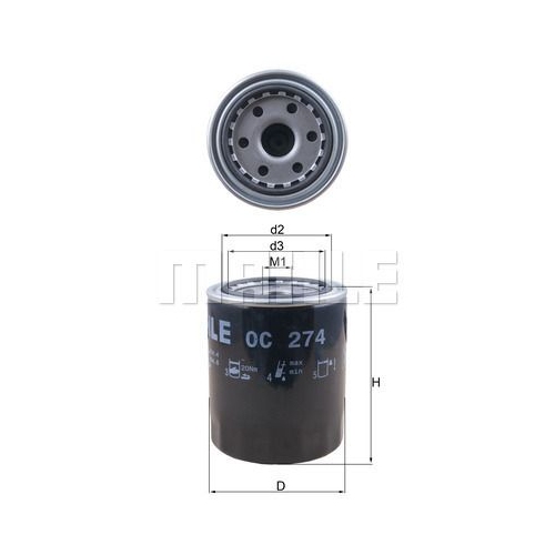 &Ouml;lfilter KNECHT OC 274 f&uuml;r FORD MAZDA MITSUBISHI HINO HYUNDAI KIA