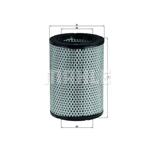 Luftfilter KNECHT LX 228 f&uuml;r CITRO&Euml;N FORD GMC MERCEDES-BENZ OPEL PORSCHE RENAULT