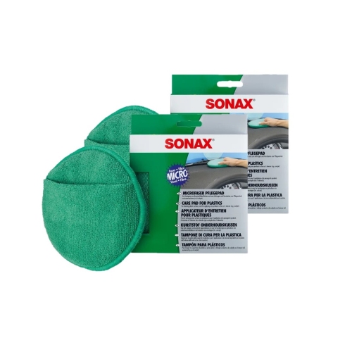 Sonax 4061659065198 04172000 Microfaserpflege Pad Cockpitpflege 2x