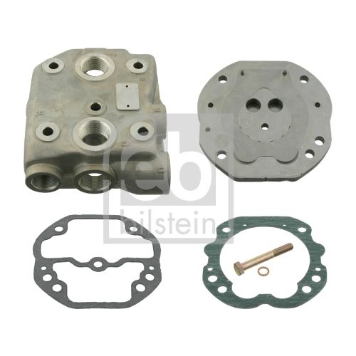 Febi Bilstein 14666 Zylinderkopf f&uuml;r Luftpresser, mit Ventilplatte , 1 St&uuml;ck
