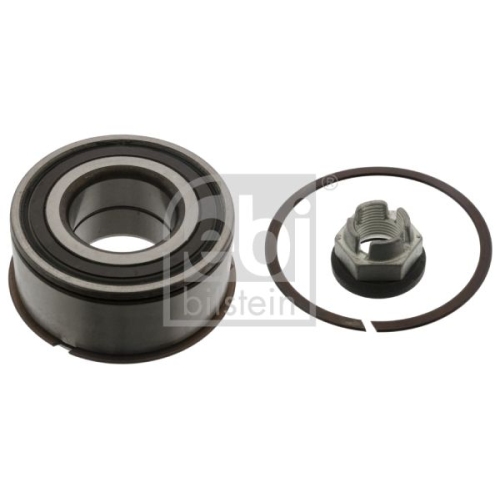 Febi Bilstein 19811 Radlagersatz mit Kronenmutter und Sicherungsring , 1 St&uuml;ck