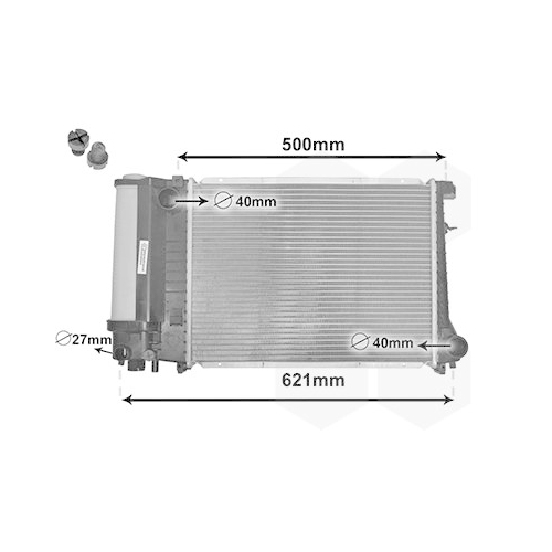 K&uuml;hler, Motork&uuml;hlung VAN WEZEL 06002135 *** IR PLUS *** f&uuml;r BMW