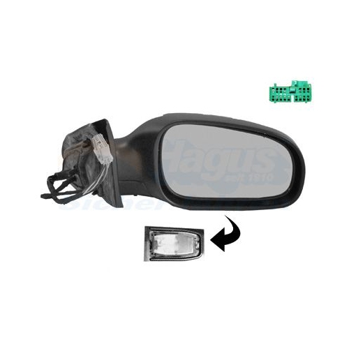 Au&szlig;enspiegel VAN WEZEL 5960808 * HAGUS * f&uuml;r VOLVO, rechts