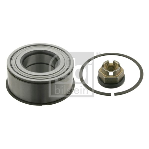 Febi Bilstein 19823 Radlagersatz mit Kronenmutter und Sicherungsring , 1 St&uuml;ck