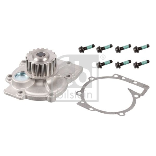 Febi Bilstein 22145 Wasserpumpe mit Dichtung und Schrauben , 1 St&uuml;ck