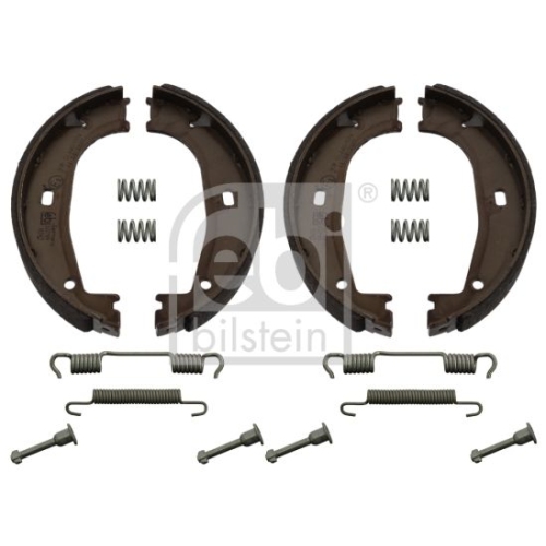Febi Bilstein 31045 Bremsbackensatz f&uuml;r Feststellbremse, mit Anbaumaterial , 1 St&uuml;ck