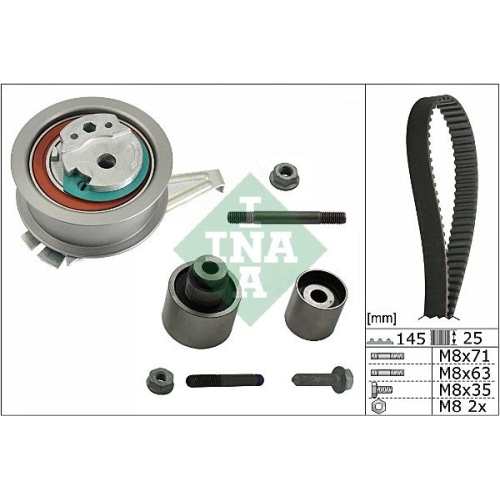 Zahnriemensatz INA 530 0650 10 f&uuml;r AUDI SEAT SKODA VW