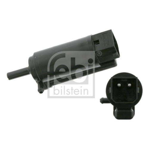 Febi Bilstein 24399 Waschwasserpumpe f&uuml;r Scheiben- und Scheinwerferreinigungsanlage , 1 St&uuml;ck