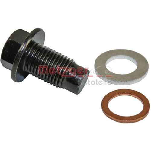 Verschlussschraube, &Ouml;lwanne METZGER 8030017 f&uuml;r DAIHATSU SUBARU TOYOTA