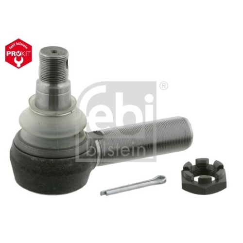 Febi Bilstein 27208 Spurstangenendst&uuml;ck mit Kronenmutter und Splint , 1 St&uuml;ck